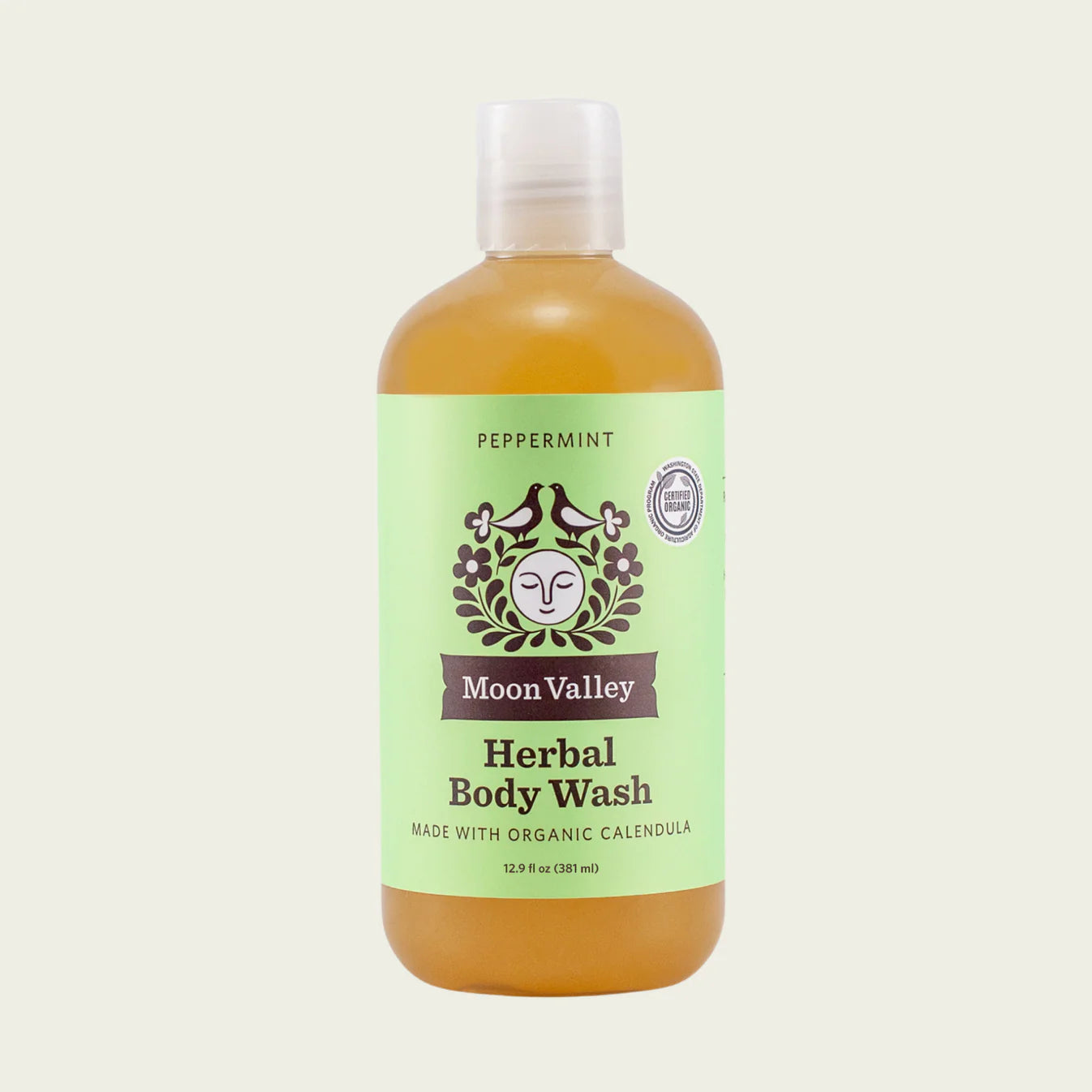 Moon Valley Organics Herbal Body Wash - Peppermint