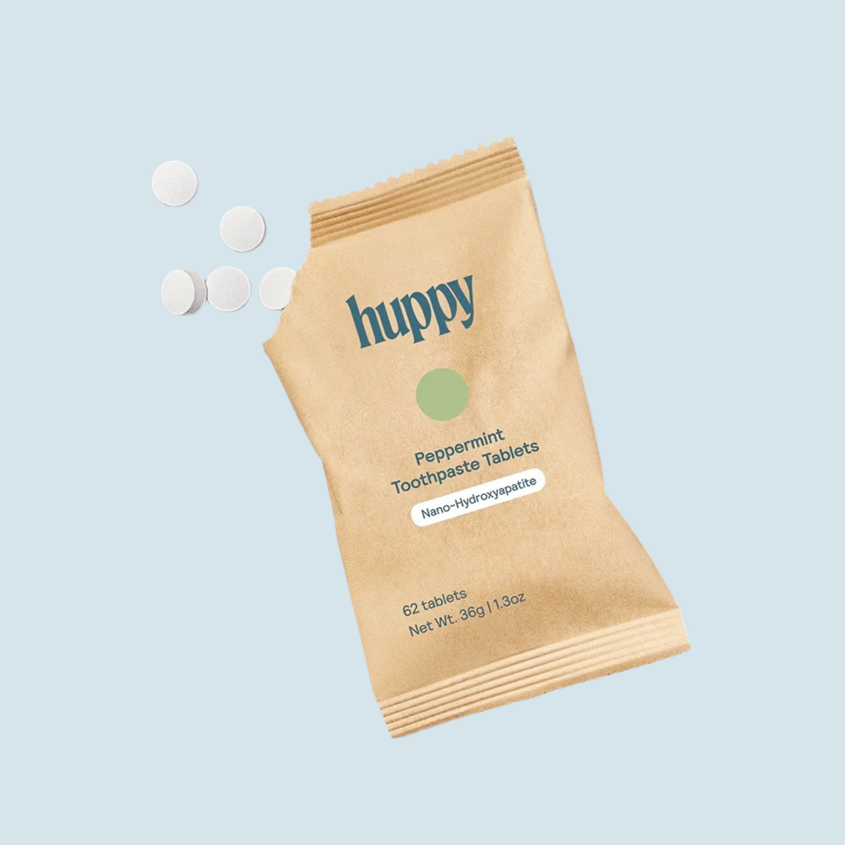 Huppy - Peppermint Toothpaste Tabs