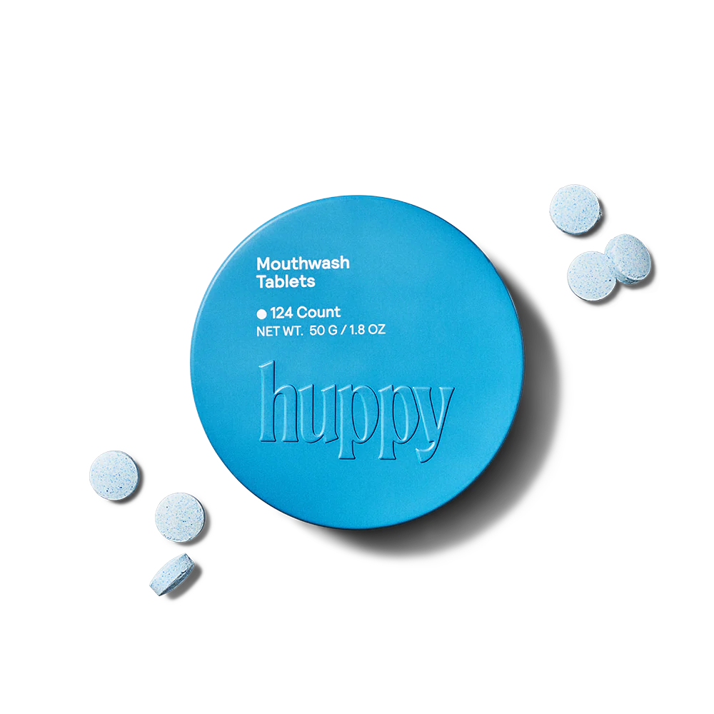 Huppy - Cool Mint Mouthwash Tabs