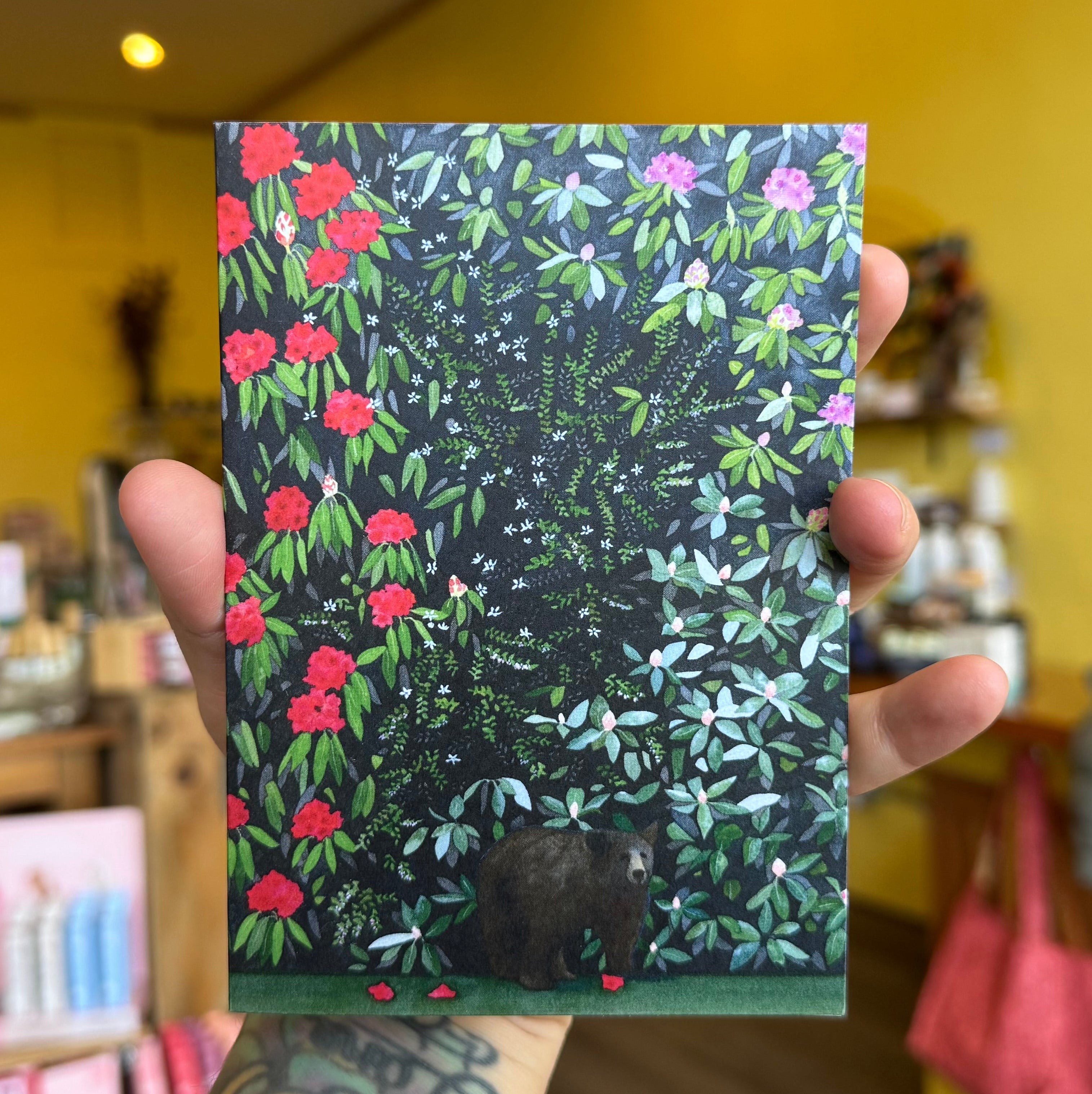 Bear Art Card by Nicole Freshley