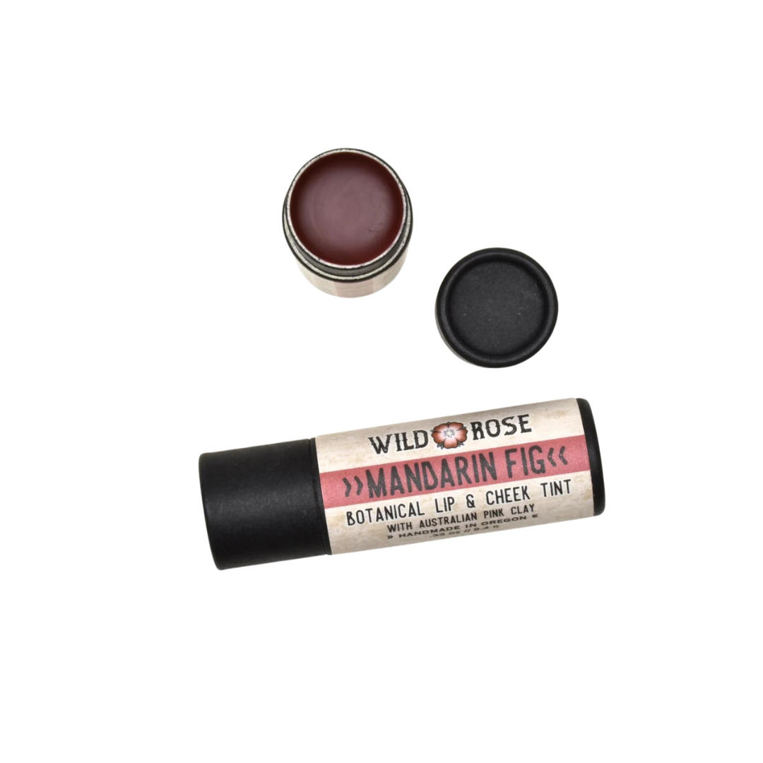 Wild Rose Herbs Lip & Cheek Tint - Mandarin Fig