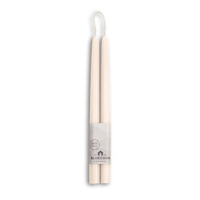 Bluecorn Beeswax Tapers - Neutral