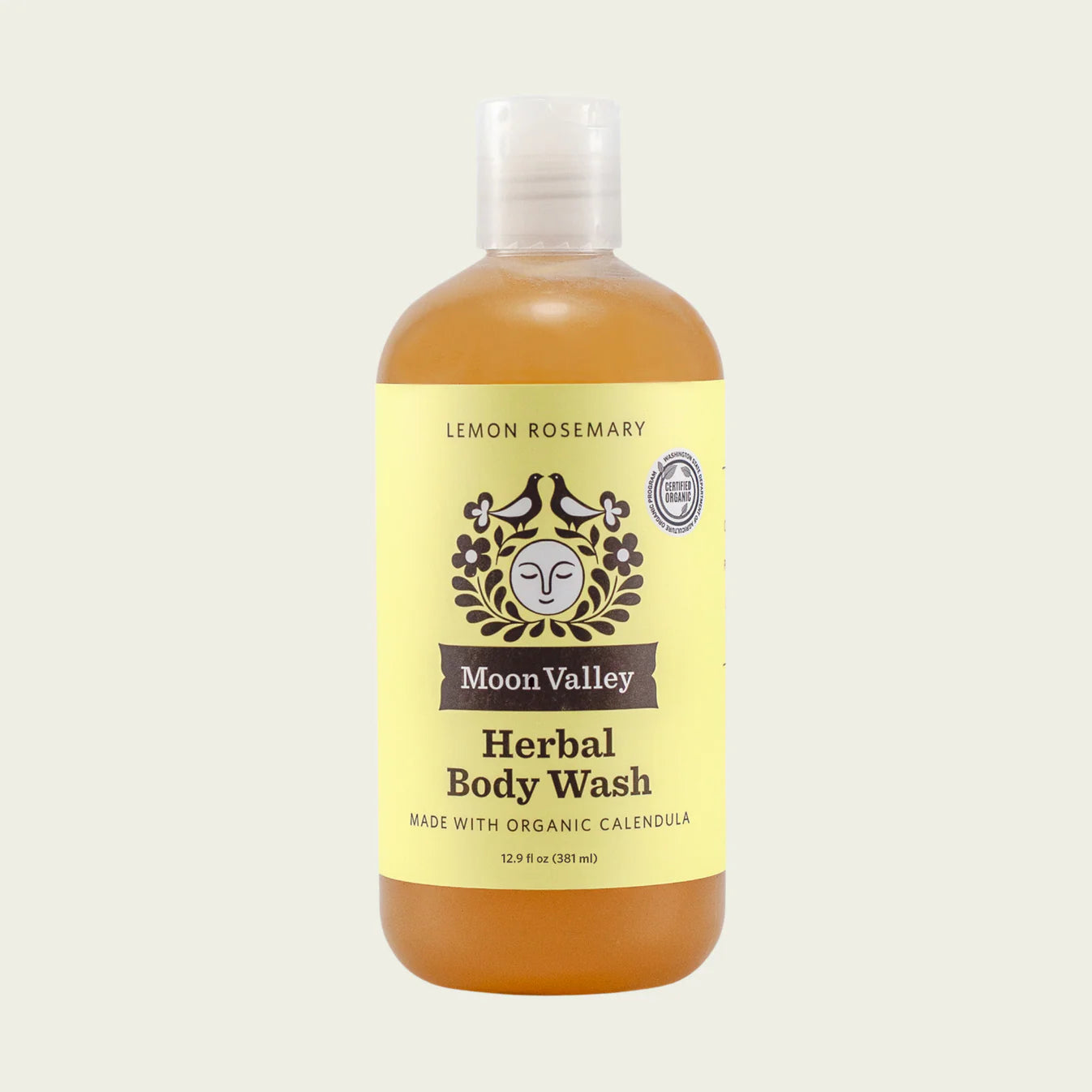 Moon Valley Organics Herbal Body Wash - Lemon Rosemary