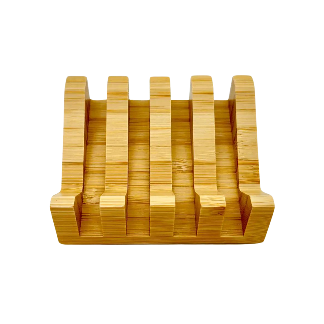 Zefiro Bamboo Waterfall Soap Dish