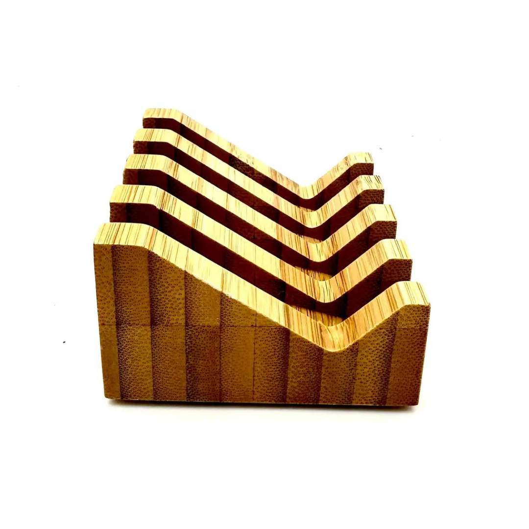 Zefiro Bamboo Waterfall Soap Dish