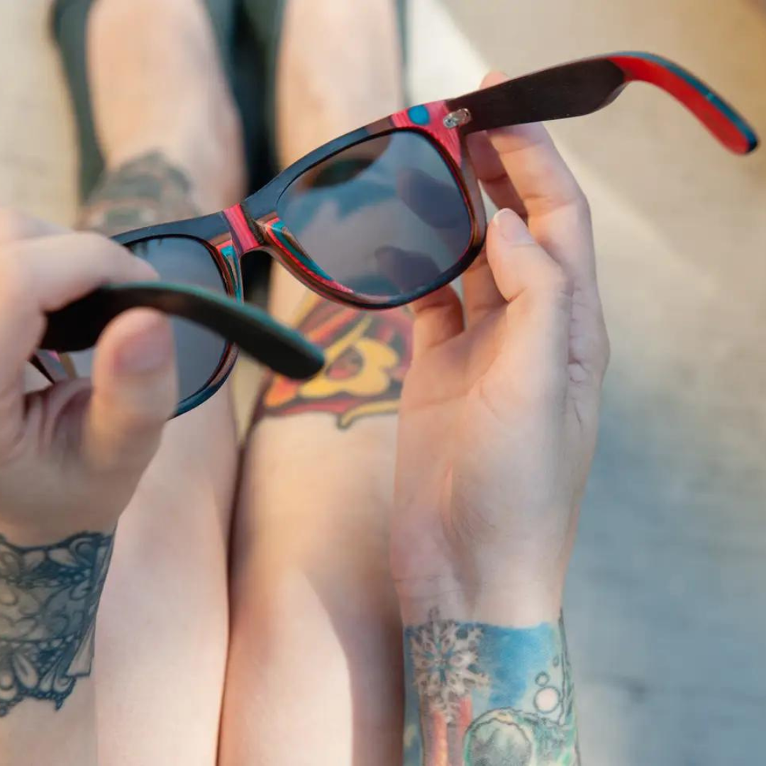 WUDN Recycled Skatedeck Sunglasses