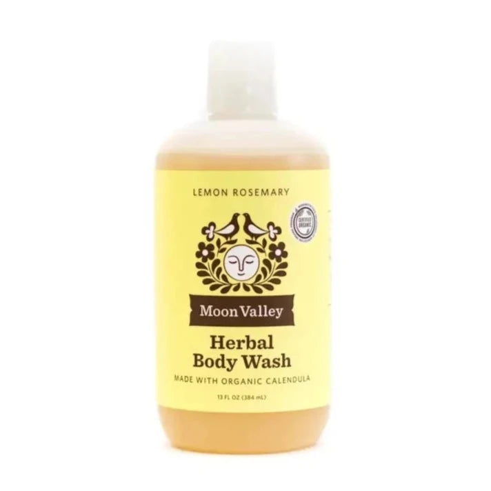 Moon Valley Organics Herbal Body Wash - Lemon Rosemary