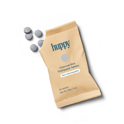 Huppy - Charcoal Toothpaste Tabs