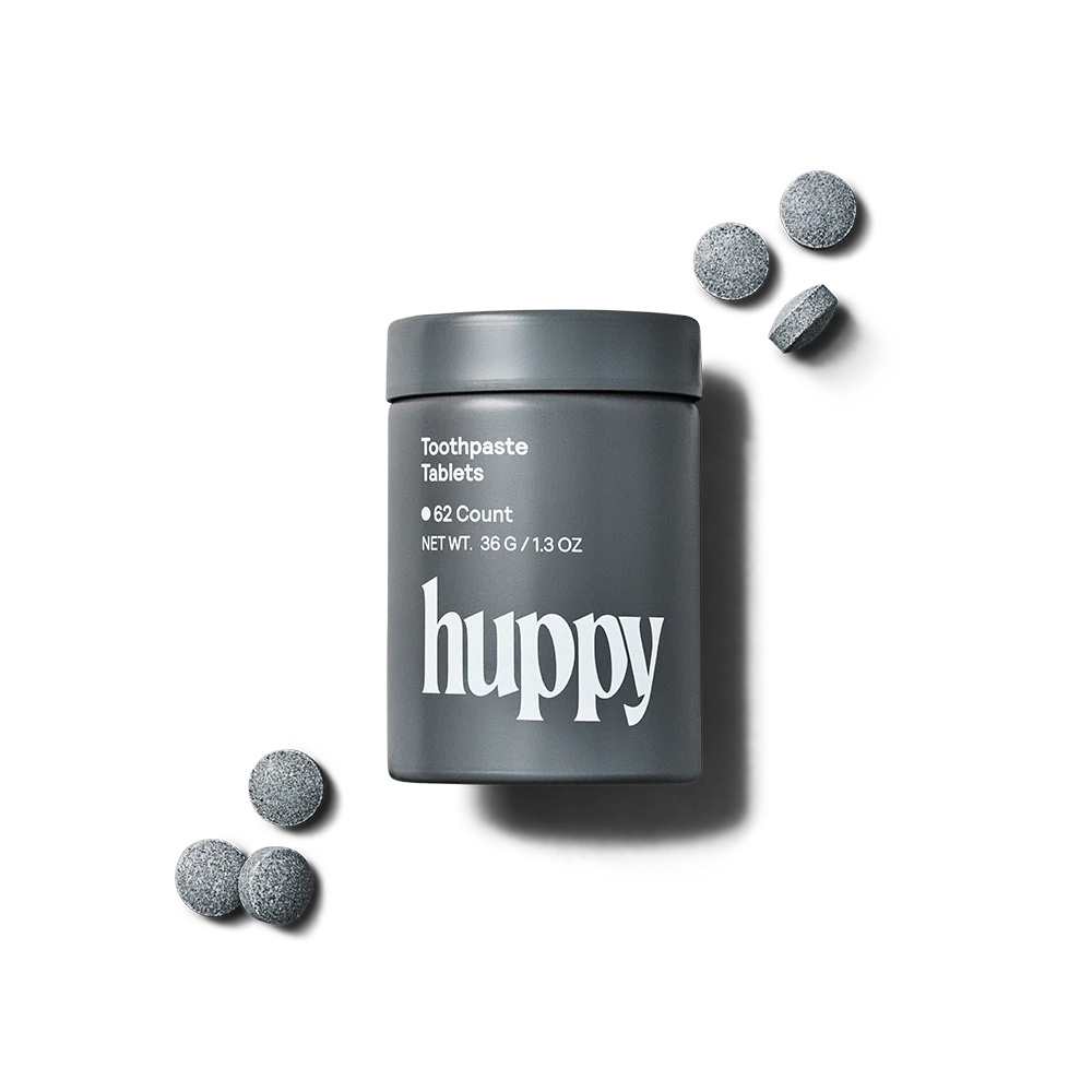 Huppy - Charcoal Toothpaste Tabs