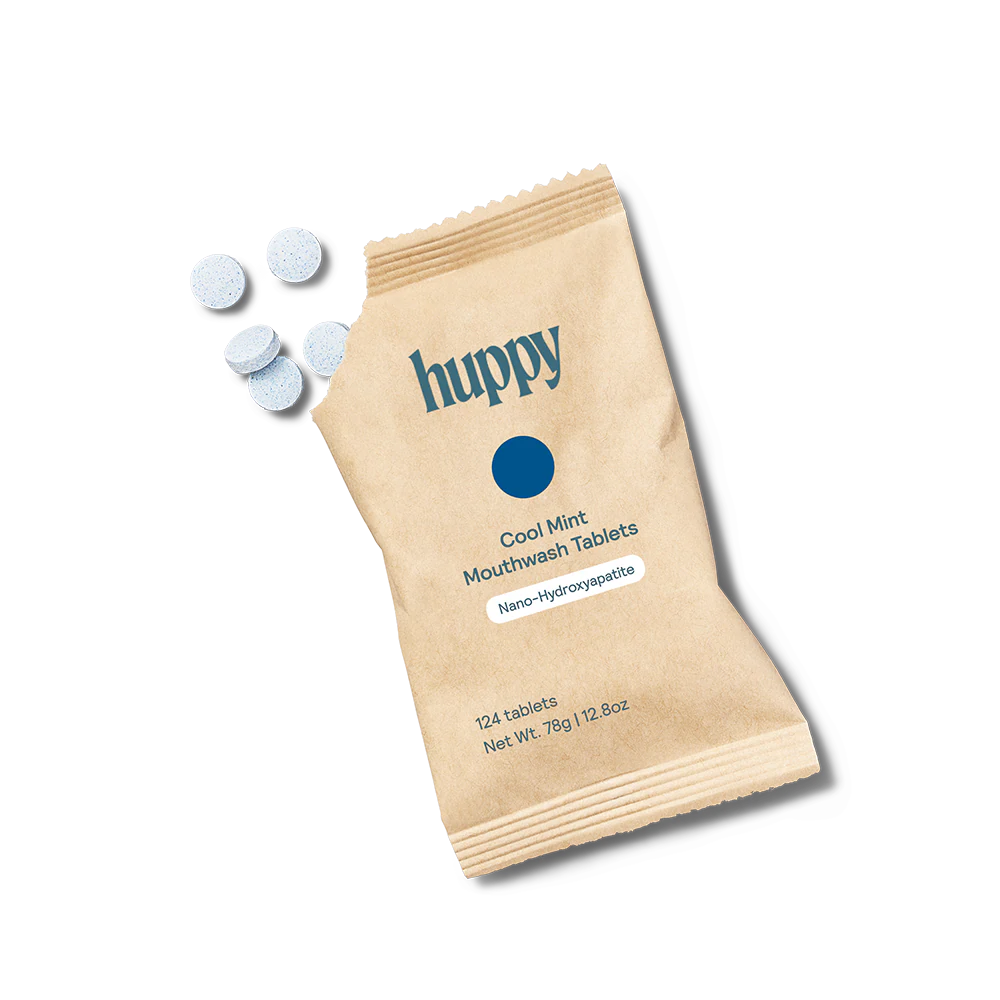 Huppy - Cool Mint Mouthwash Tabs