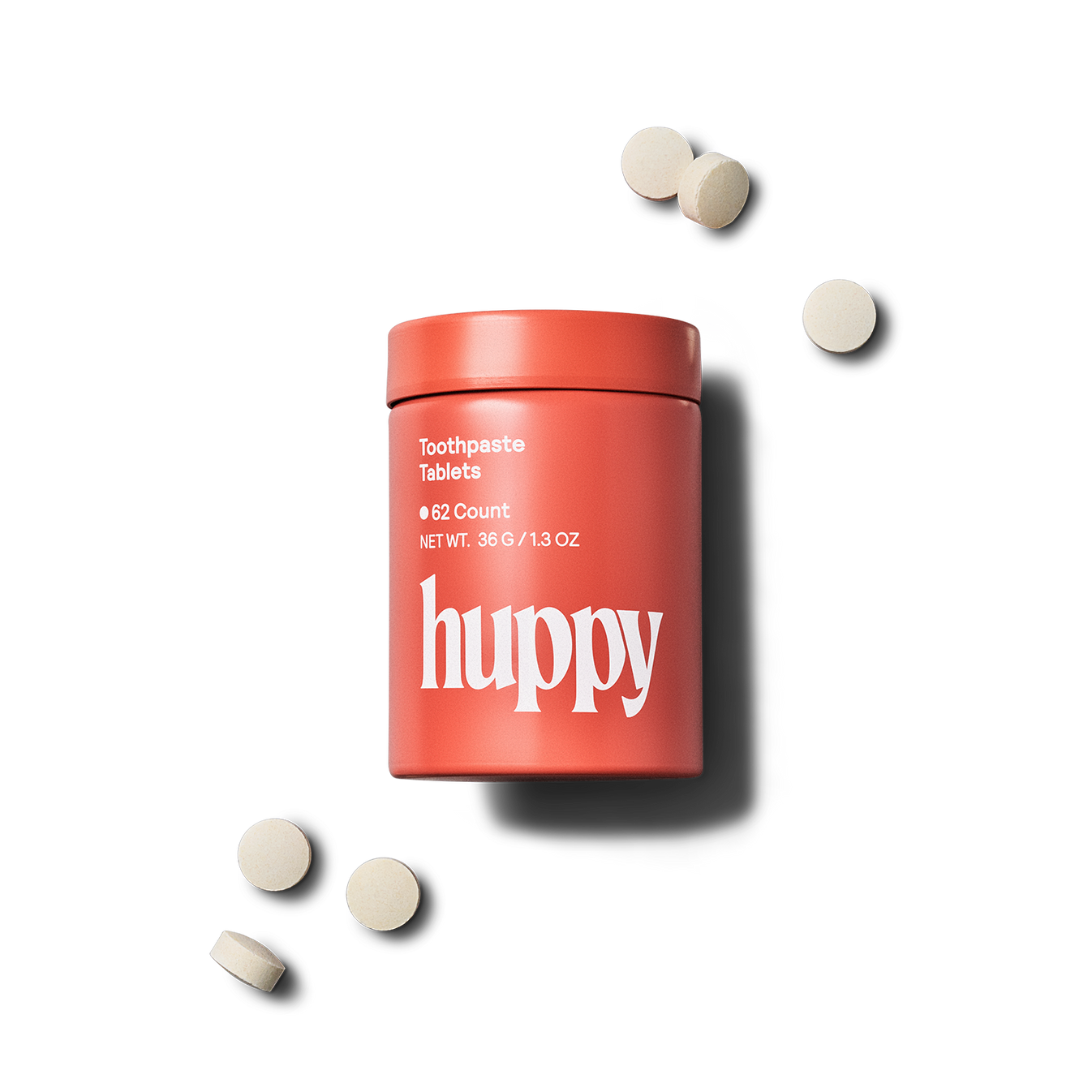 Huppy - Strawberry Toothpaste Tabs for Kids