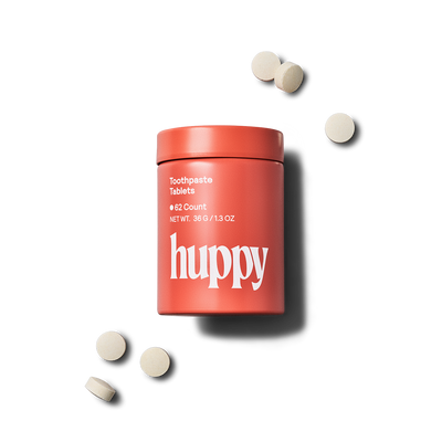 Huppy - Strawberry Toothpaste Tabs for Kids