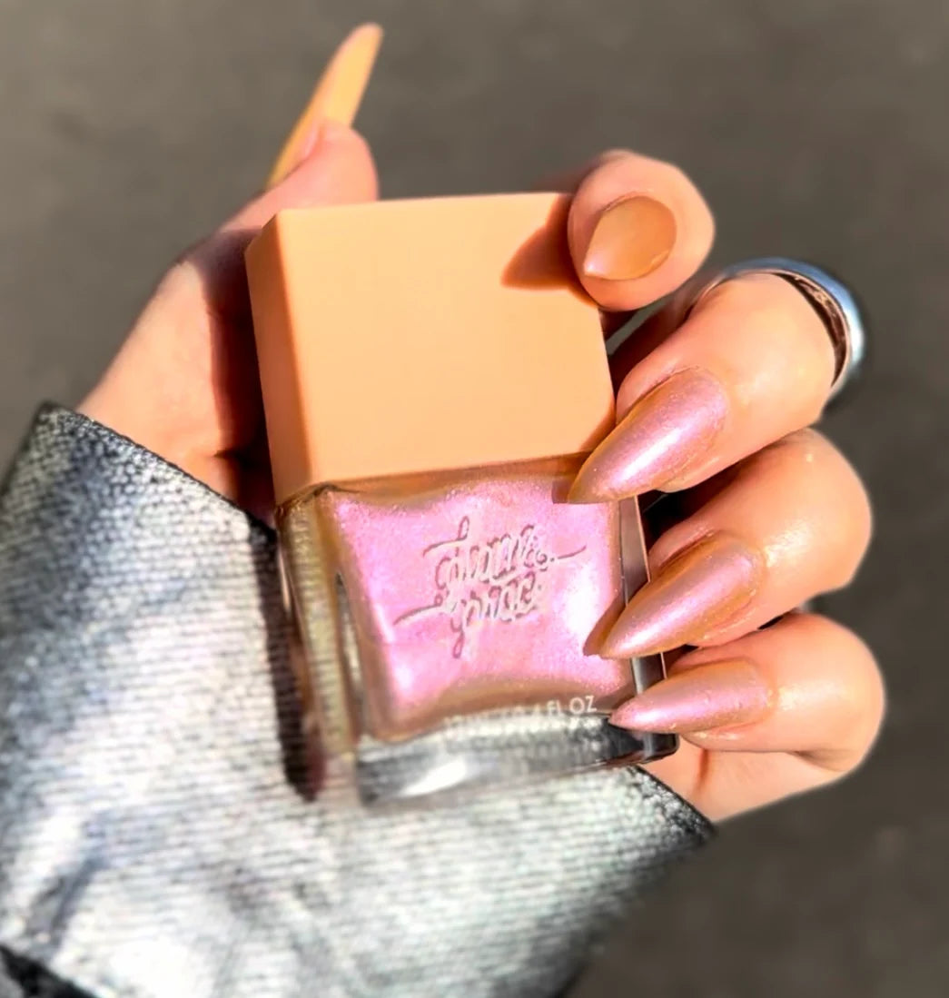 Glam & Grace Non-Toxic Nail Polish - Pink Skies