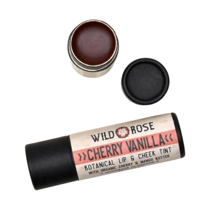 Wild Rose Herbs Lip & Cheek Tint - Cherry Vanilla