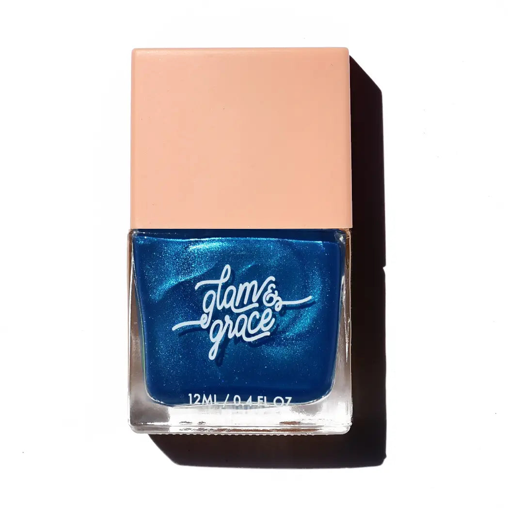 Glam & Grace Non-Toxic Nail Polish - Deep Sea