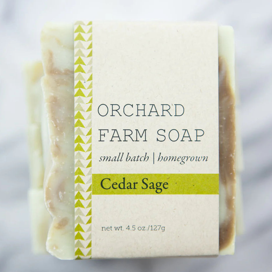 Orchard Farm Cedar Sage Soap Bar