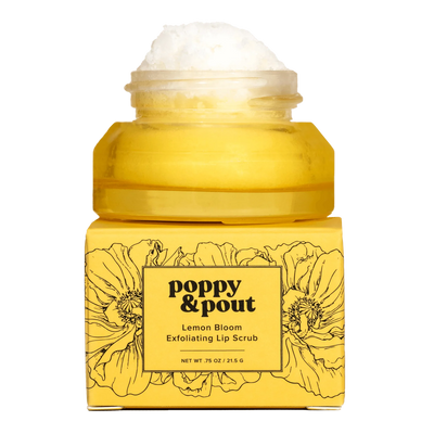 Poppy & Pout Lip Scrub - Lemon Bloom