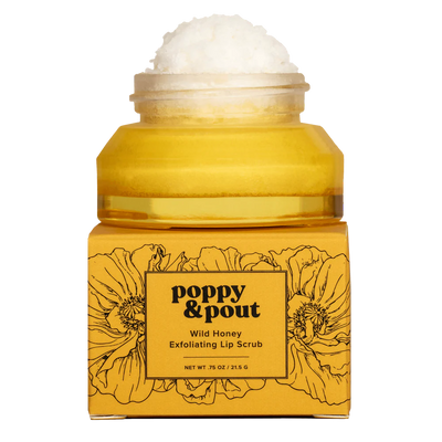 Poppy & Pout Lip Scrub - Wild Honey