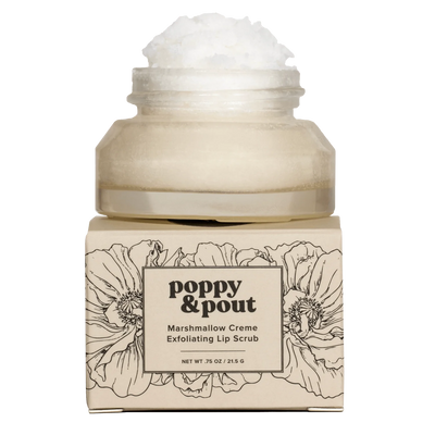 Poppy & Pout Lip Scrub - Marshmallow Creme