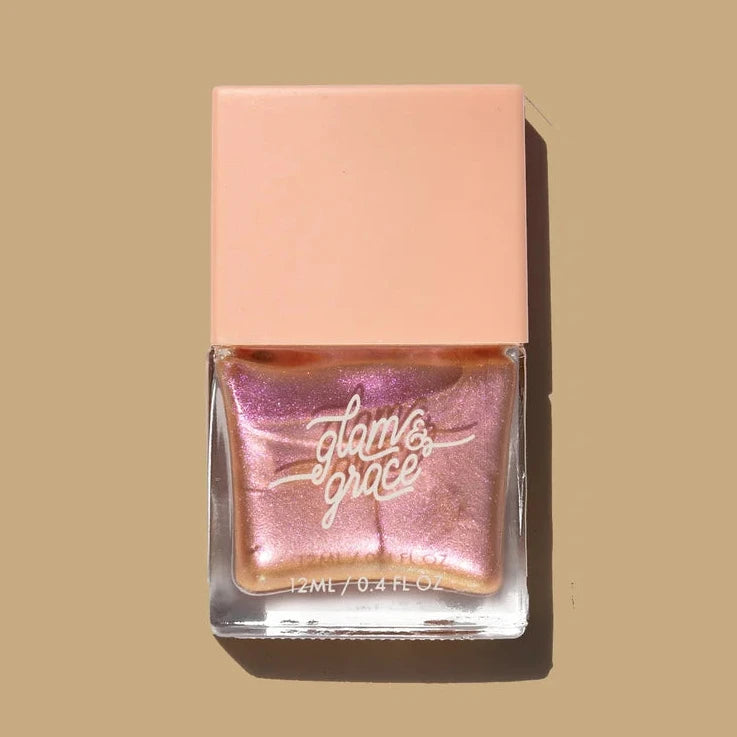 Glam & Grace Non-Toxic Nail Polish - Pink Skies