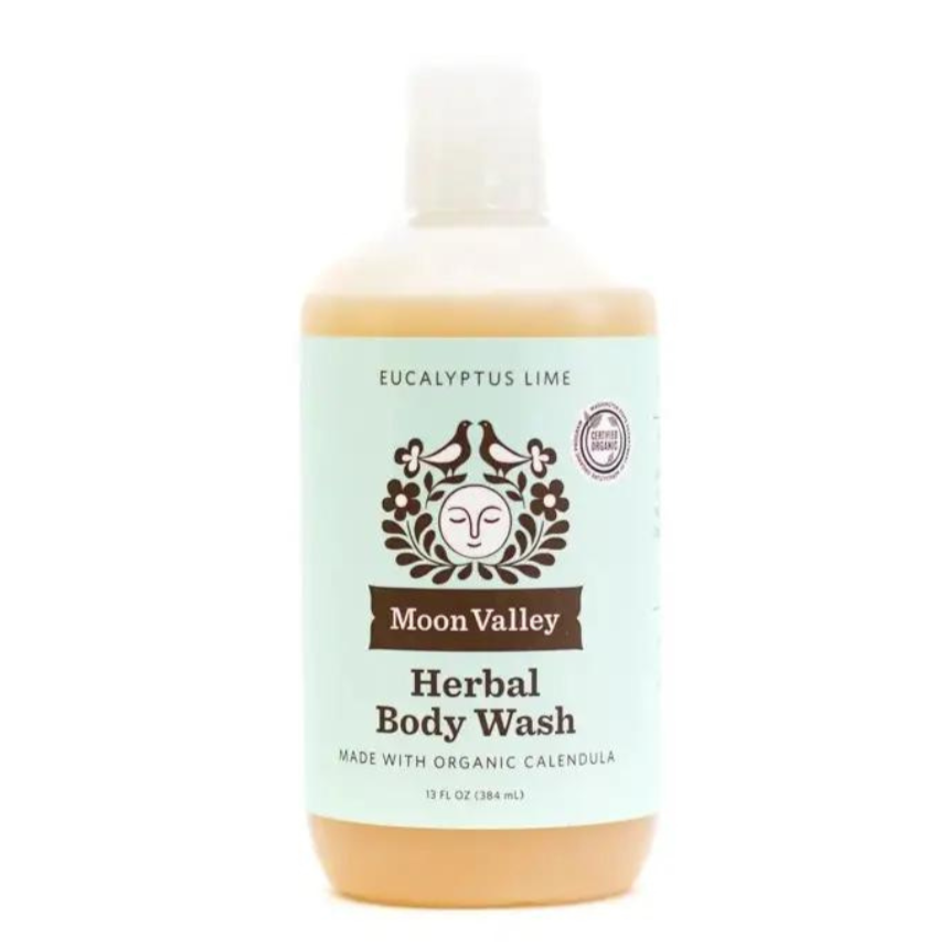 Moon Valley Organics Herbal Body Wash - Eucalyptus Lime